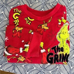 Red Kids The Grinch Shirt